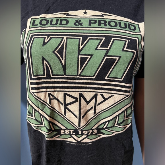 KISS ARMY Official Men's Unisex Black T-Shirt Size Small Paul Stanley Gene - Picture 4 of 6